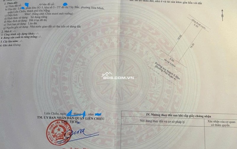 Bán đất tặng nhà C4 đường Phú Xuân 4 - thông Phùng Hưng